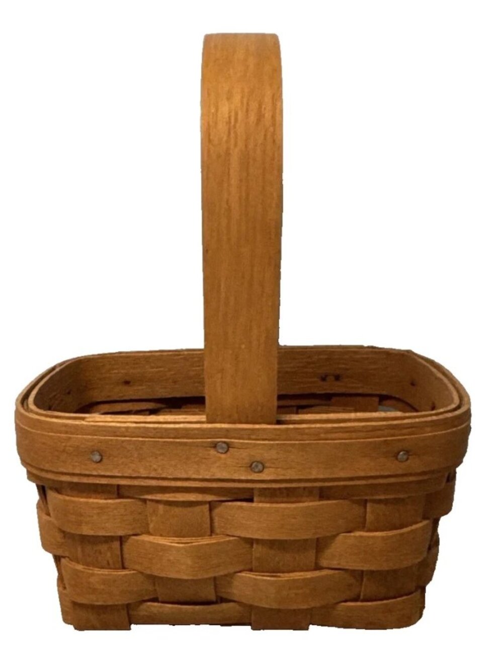 Rare Longaberger 1989 Sugar & Spice Basket Booking Basket